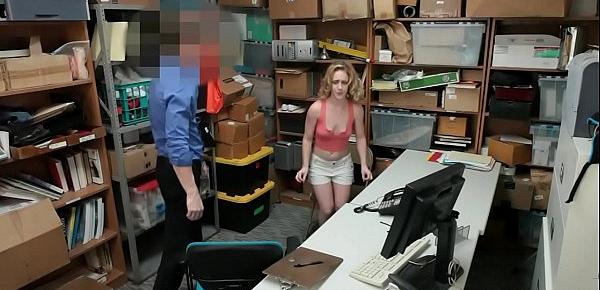  Teens caught stealing back office fuck or go to jail
